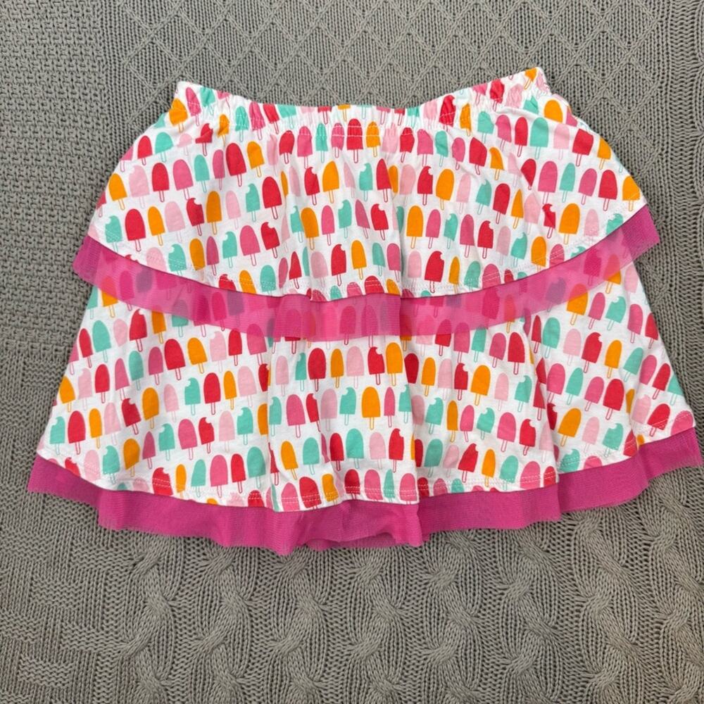 Garnet Hill Colorful Popsicle Print Skort ~ 8